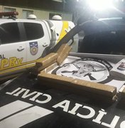 Motorista é preso com 15 kg de maconha dentro de carro na AL-101 Sul