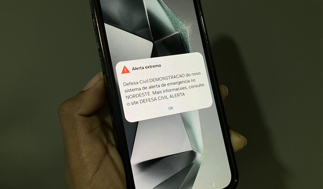 Ouviu um alerta no celular? Fique tranquilo, era só um teste da Defesa Civil