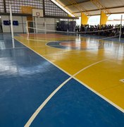 [Vídeo] Luciano Barbosa inaugura ginásio poliesportivo em escola do Cangandu, zona rural de Arapiraca