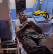 Cantor Luan Pereira é socorrido após passar mal durante show em São Sebastião