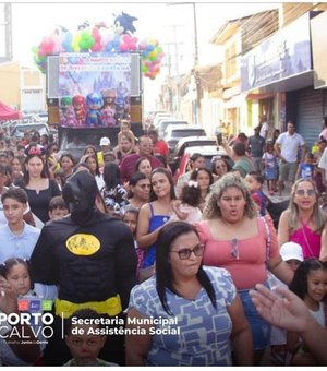 Prefeitura de Porto Calvo promove Festa das Crianças