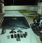 PM apreende arma de fogo em Santana do Ipanema e cumpre mandado de prisão em Penedo