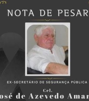 Polícia Civil de AL emite nota de pesar pela morte do Coronel Amaral