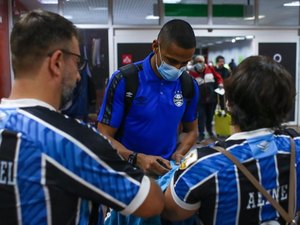 O Grêmio encara o CRB neste sábado, às 20h30, no Estádio Rei Pelé, em Maceió