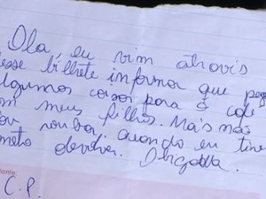 Mãe sem dinheiro pega alimentos para filhos e deixa aviso: 'Prometo devolver'