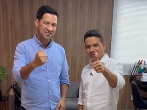 Rodrigo Cunha reforça apoio a pré-candidato Abidias Martins para vereador, em Maceió