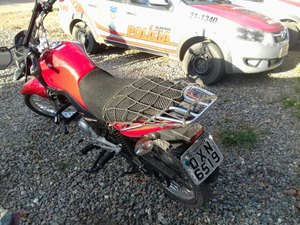 PM recupera motocicleta com queixa de roubo