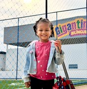 Ano letivo começa em novos Gigantinhos, bilíngues e em tempo integral