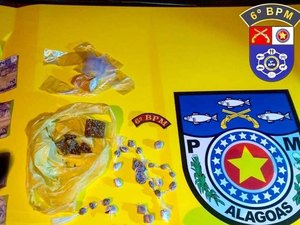 Homem é preso com drogas em São Luis do Quitunde