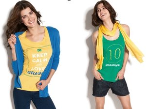 Tema 'Copa' invade mundo da moda com cores do Brasil