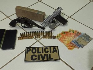 Operação da PC prende três suspeitos de planejar ataque contra facção criminosa na parte alta de Maceió