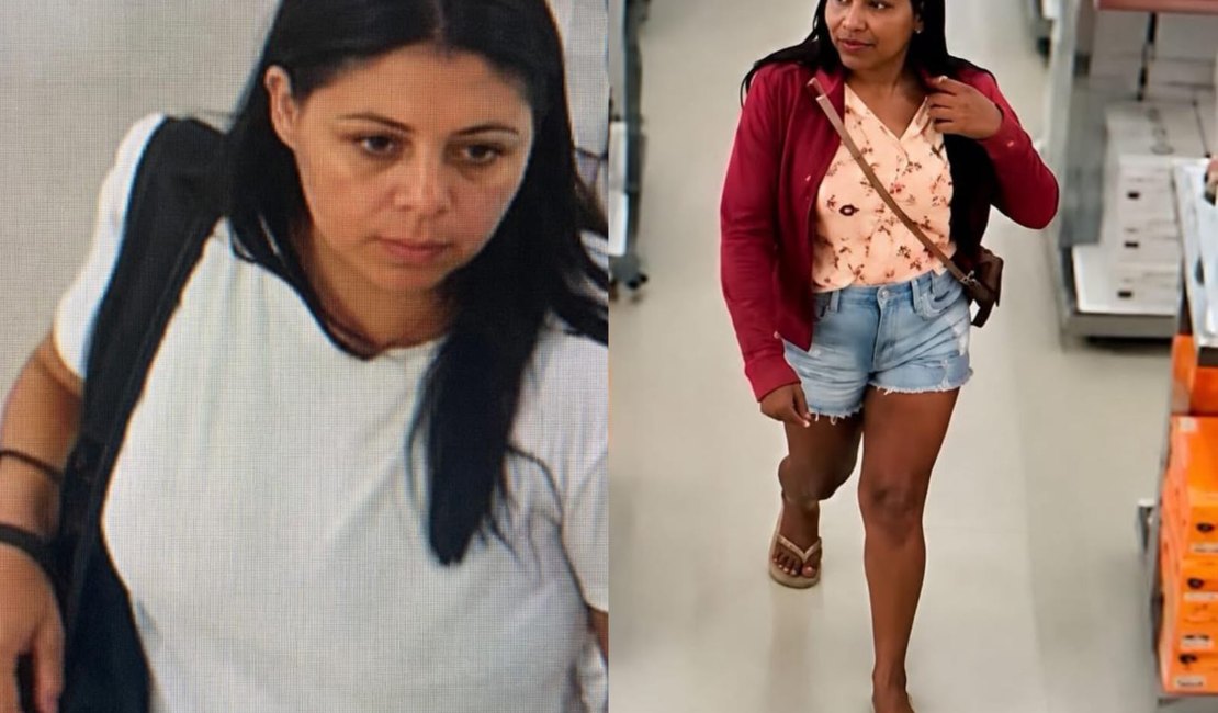 Câmera flagra mulheres furtando perfumes em loja do Centro de Arapiraca