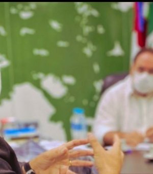 Renan Filho tem reunião com Luciano Barbosa sobre enfrentamento da pandemia e VLT para Arapiraca