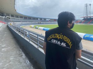 Estádio Rei Pelé passa por fiscalização e CREA cobra informações sobre responsáveis técnicos por reforma