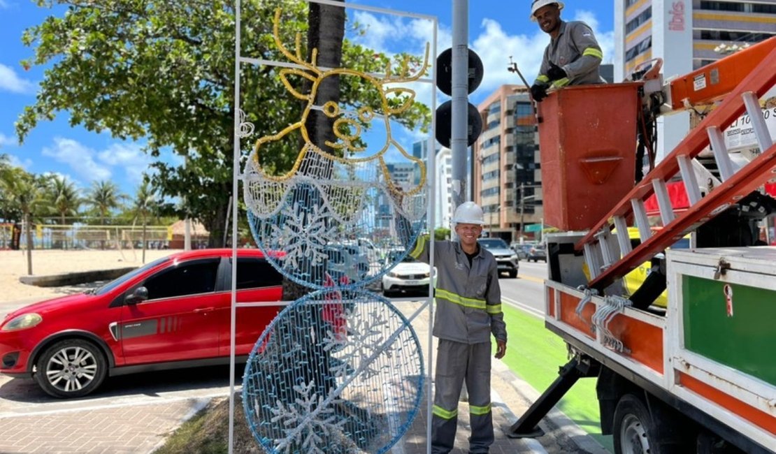 Natal de Maceió terá árvores nos bairros, túnel luminoso, presépios e vilas temáticas