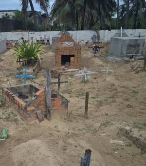 Justiça suspende sepultamentos em cemitério de Piaçabuçu após ação do MPAL