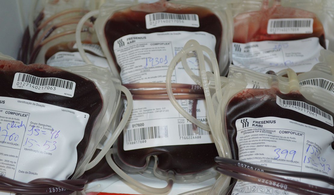 Hemoal conta com apenas 31% do estoque de sangue necessário