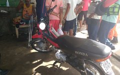 Acidente entre motocicletas em Arapiraca 