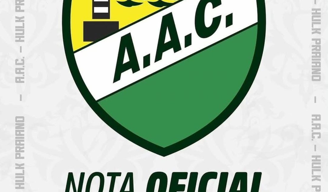 Coruripe emite nota explicando interrupção de jogo contra o CRB após apagão no Estádio Gerson Amaral