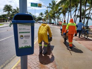Prefeitura realiza intervenções sustentáveis na orla da capital