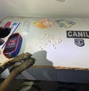 PM prende suspeitos de crimes e posse de drogas em Maceió e no interior