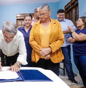 Tia Júlia assina Ordem de Serviço para drenagem e pavimentação do Loteamento Canaã