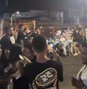 [Vídeo] Evento em casa de shows termina com tiros e correria na parte alta de Maceió