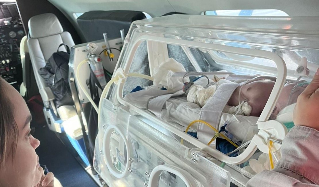 Sesau e DEA transferem mais 2 bebês cardiopatas para realizar cirurgias em SP