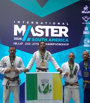 Arapiraquense Alexandre Negão é campeão de torneio internacional de Jiu-jitsu no Rio de Janeiro