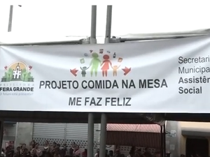 [Vídeo] Feira Grande realiza 9º edição do projeto “Comida na mesa me faz feliz”