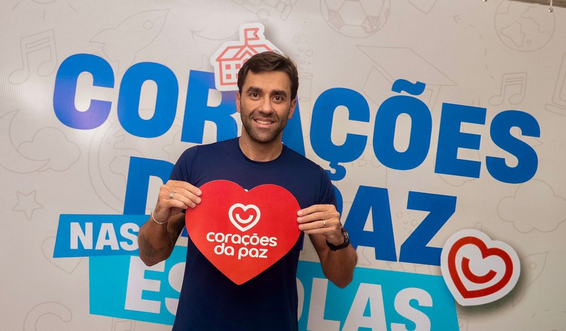 Ricardo Doria lança 1ª edição do Corações da Paz nas Escolas ao lado de Paulo Dantas e Rafael Brito