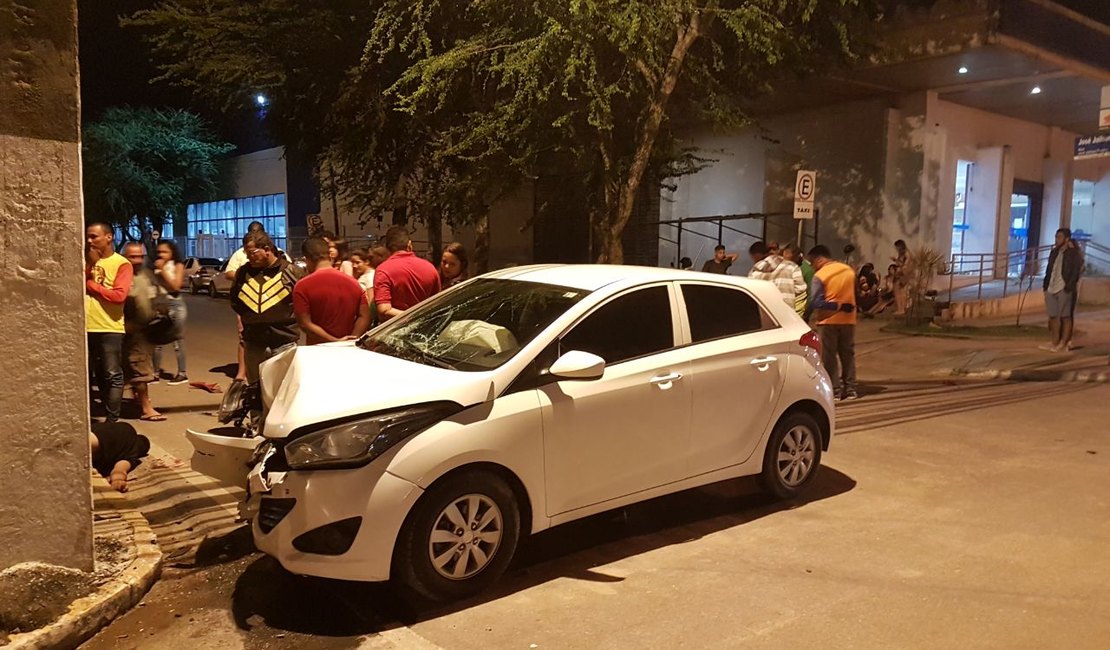 Em Arapiraca, PM de Pernambuco morre em grave acidente entre moto e carro