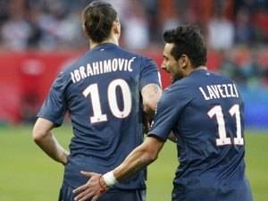 Time da China quer tirar Lavezzi e Ibrahimovic do PSG