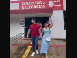 [Vídeo] Casal de influenciadores comemora soltura: 'aqui não tem bandido'