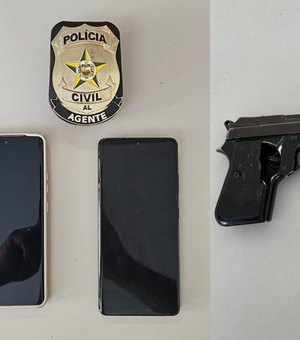 Assaltante que roubou celulares de casal em Arapiraca é preso