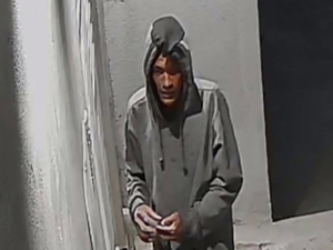 Câmeras flagram homem tentando arrombar casa no Baixão durante a madrugada