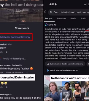 IA do Instagram alucina e inventa que banda tem ligação com supremacia branca