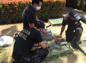 [Vídeo] PF realiza treinamento com drones para fiscalizar eleições em Alagoas