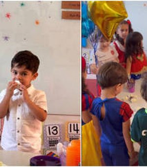 Filho de Marília Mendonça ganha a primeira festa de aniversário na escola, e tio se derrete: 'Meu pitico'