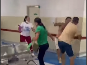 Briga por causa de Lula e Bolsonaro termina em pancadaria dentro de UPA em Goiânia
