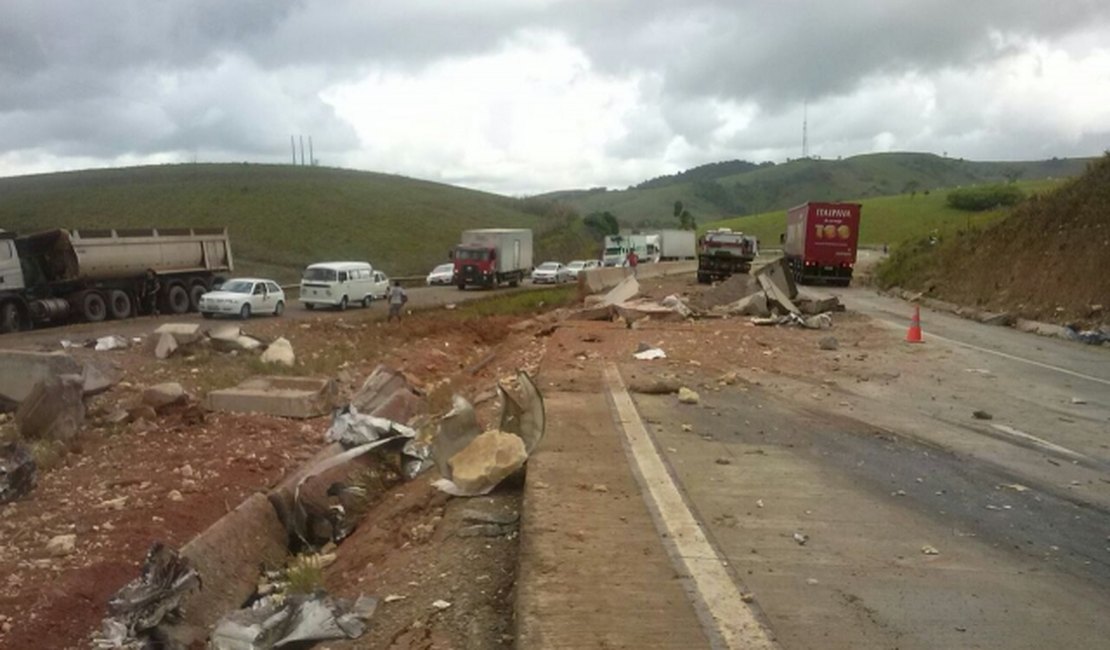 PRF realiza fiscalização de transporte de produtos perigosos na BR-101