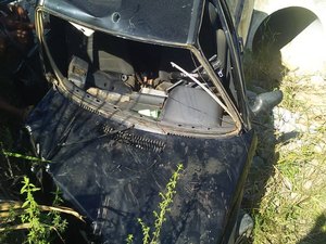 Homem sofre acidente de carro na rodovia AL 201 em Campestre