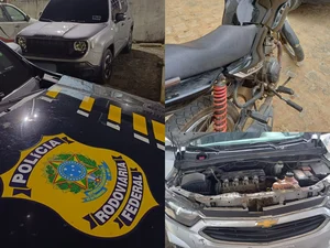 PRF recupera três veículos roubados e prende suspeitos por receptação e adulteração durante o feriadão em Alagoas