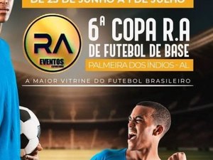 Palmeira realiza abertura da 6ª Copa RA de Futebol de Base no Estádio Juca Sampaio