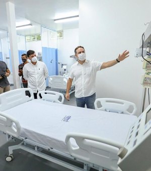 Renan Filho entrega 25 leitos clínicos e de UTI para Covid-19 em Penedo