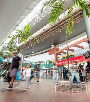 Fluxo acumulado de passageiros em Alagoas cresce no primeiro trimestre de 2019