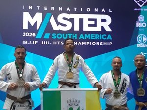 Alexandre Negão é campeão do Internacional Master da América do Sul de Jiu-Jitsu, no Rio