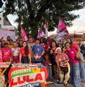 Teca Nelma intensifica agenda em Arapiraca na reta final da campanha