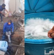 Obras de reparos para reabastecimento de água em Junqueiro avançam
