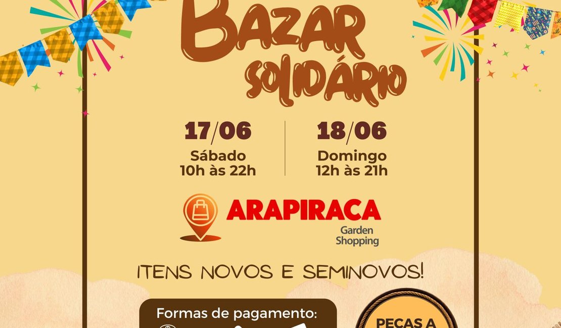 Bazar solidário pela causa animal é realizado neste fim de semana em Arapiraca